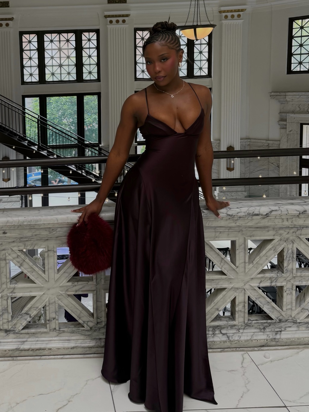 Baby Boo, “Asterin Maxi Dress” - Color: Plum